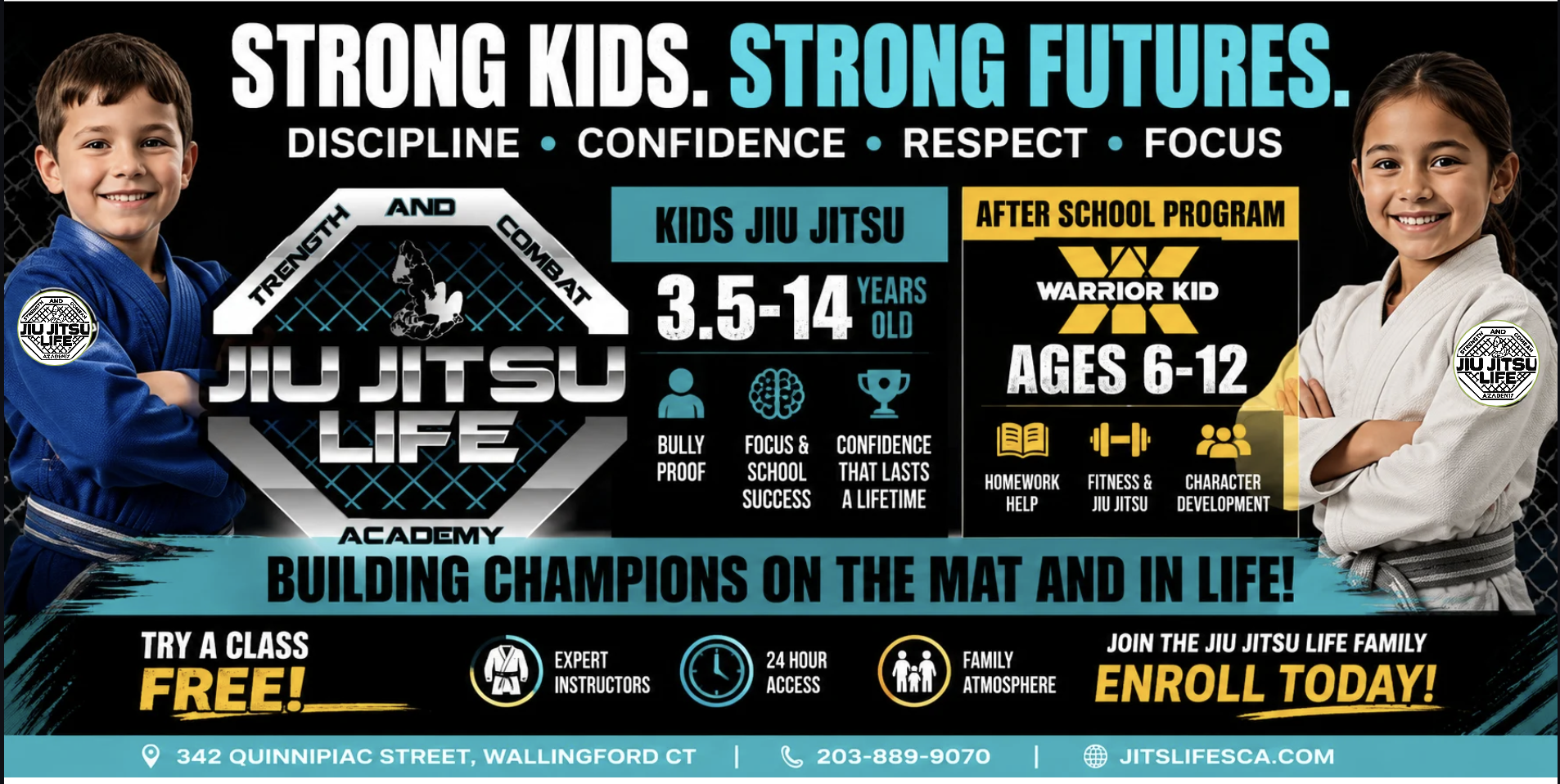 Kids Programs -- Kids Jiu Jitsu and After School Program